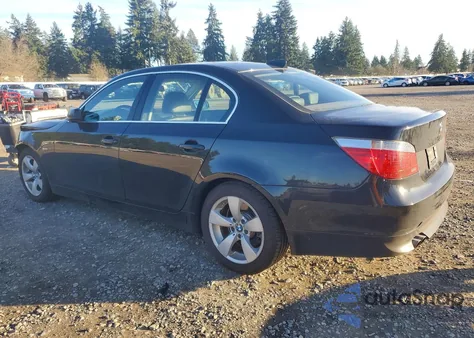 2007 BMW 525 I z USA, uszkodzony, nr VIN WBANE53527CW65581